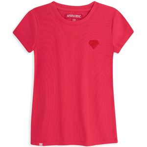 4PRESIDENT - Netta - T-shirt - Fuchsia - 77% Katoen 20% Polyester 3% Elastaan