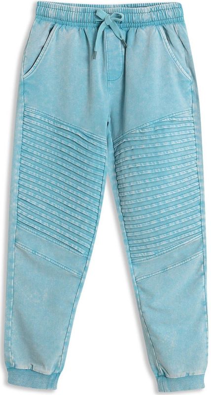 4PRESIDENT - Sweatpants - Blauw - Stretchkatoen - Elastische Tailleband