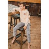 4PRESIDENT - Jongensbroek - Grijs - Stretchkatoen - Casual Stijl