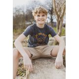 4PRESIDENT - Orwin - T-shirt - Acid Wash - 95% Katoen / 5% Elastaan