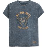 4PRESIDENT - Orwin - T-shirt - Acid Wash - 95% Katoen / 5% Elastaan