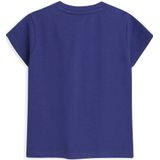 4PRESIDENT - T-shirt - Blauw - Katoen en Elastaan - Korte Mouwen