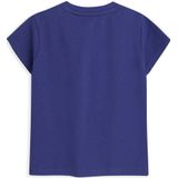 4PRESIDENT - T-shirt - Blauw - Katoen en Elastaan - Korte Mouwen