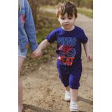 4PRESIDENT - T-shirt - Blauw - Katoen en Elastaan - Korte Mouwen