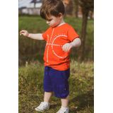 4PRESIDENT - Orvil - Korte Broek - Blauw - Katoen/Elastaan