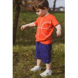 4PRESIDENT - Orvil - Korte Broek - Blauw - Katoen/Elastaan