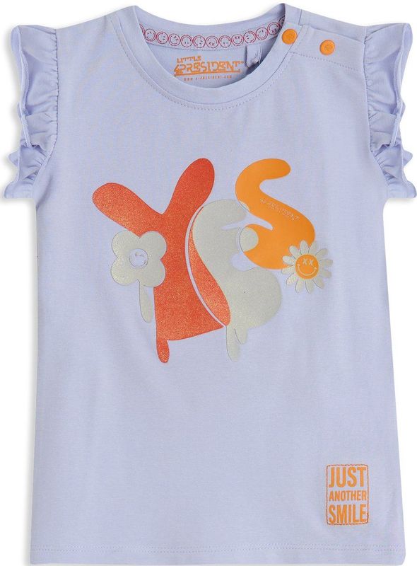 4PRESIDENT - T-shirt - Baby Lavender - Meiden Shirt