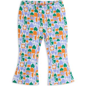 4PRESIDENT - Stretch Flared Broek - Lila Groen Oranje