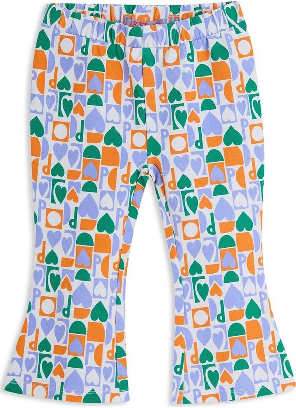 4PRESIDENT - Stretch Flared Broek - Lila Groen Oranje
