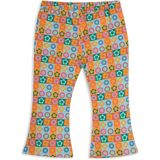 4PRESIDENT - Flared Broek - Oranje Groen Lila - Katoen Elastaan