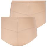 Hunkemöller - Dames Lingerie 2-pack - Vormende Slip - Beige