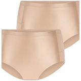Hunkemöller - Dames Lingerie 2-pack - Vormende Slip - Beige