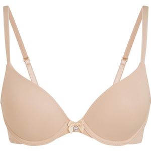 Hunkemöller Dames Lingerie Voorgevormde beugel bh Plunge - Beige - maat B75