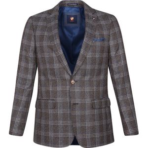 Suitable Colbert Bradeu Donkerbruin - Maat 25 - Heren blazer