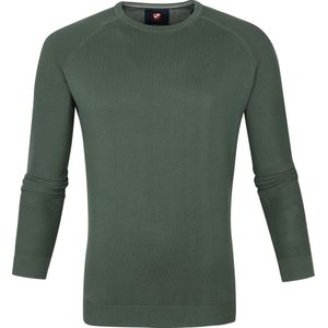Suitable Scott Pullover Groen - Heren - Pullovers