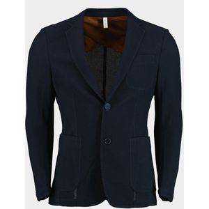 Born With Appetite - Colbert - Donkerblauw - Effen - Slim Fit - 81% Nylon, 19% Elastaan