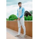 Barbour Mocker Trui Merinowol Lichtbeige - Heren - Schipperstrui