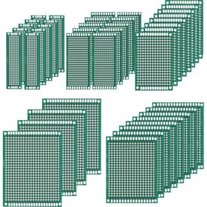 MMOBIEL 40 delige  Breadboard Printplaat met Terminal Blocks 2 / 3 pins Male / Female Connector