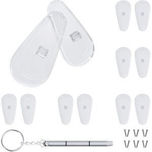 MMOBIEL - Neus Vleugel Kussens - Transparant - 6 Paar - Zachte Chirurgische Siliconen