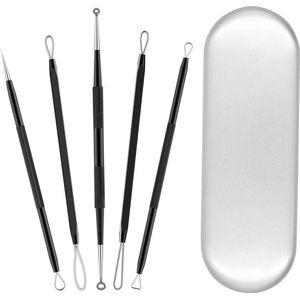 MMOBIEL 5 In 1 Mee-eter Remover Tool Kit - Huidverzorging - Roestvrij Staal