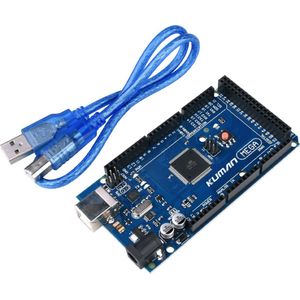 MMOBIEL UNO Board ATmega2560 rev3 nieuwe versie met A16U2 Geschikt voor Arduino IDE Projecten rohs Complaint- incl USB-kabel
