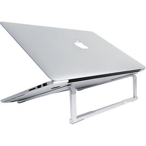 MMOBIEL Laptop Standaard Opvouwbaar – Laptop Stand 10 tot 18 inch – Geventileerde Laptop Houder Universeel – Laptop Verhoger Geschikt voor MacBook, Notebook, ASUS, Acer en meer – Aluminium