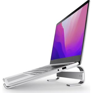 MMOBIEL Laptop Standaard – Laptop Stand 10 tot 18 inch – Geventileerde Laptop Houder Universeel – Laptop Verhoger Geschikt voor MacBook, Notebook, ASUS en meer – Incl. Gereedschap – Aluminium