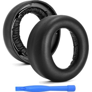 MMOBIEL - Vervangende Oorkussens - Zwart - Protein PU - Geschikt voor Sony PS5