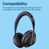 MMOBIEL - Vervangende Oorkussens - Donker Grijs - Voor Bose NC700 / Bose 700 Noise Cancelling Hoofdtelefoon