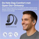 MMOBIEL - AI Vertaal Oordopjes - Draadloze Open-Oor Oordopjes - Bluetooth 5.4 - 148 Talen Ondersteuning