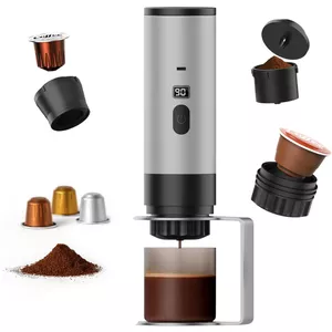 Irishom Tragbare Kaffeemühle mit 38 Mahleinstellungen, digitaler