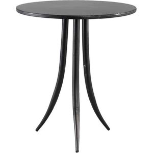 PTMD Maeve Ronde Tafel - H45 x Ø39 cm - Metaal - Zwart