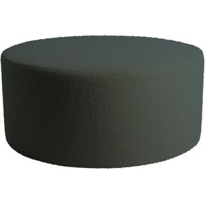 PTMD Evie Teddy Green round pouf