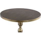 PTMD Bijzettafel Jacob - 50x50x66 cm - Ijzer - Goud