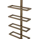 PTMD Icon Brass Iron Wall Wine Rack Vertical Layers