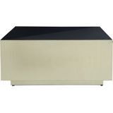 PTMD Irvy Gold iron coffeetable square black enamel sv2