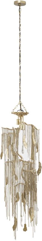 PTMD Hanglamp Wilco - 48x41x198 cm - Aluminium - Messing