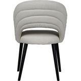 PTMD Abierto White 9900 nanci fabric dining chair