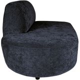 PTMD Lujo sofa anthracite 0504 fiore fabric left ottom