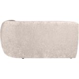PTMD Lujo sofa white 9852 fiore fabric 2 seater arm R
