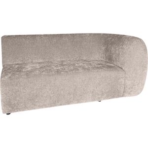 PTMD Lujo sofa white 9852 fiore fabric 2 seater arm R