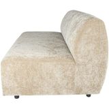 PTMD Lujo sofa cream 6051 fiore fabric 2 seater element