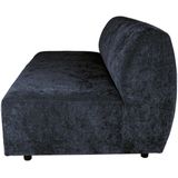 PTMD Lujo sofa anthr 0504 fiore fabric 2 seater element
