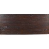 PTMD Alore brown gold diningtable rectangle 280 cm