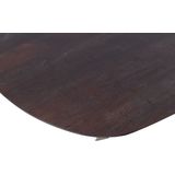 PTMD Alore brown gold diningtable oval 240 cm