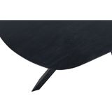 PTMD Alore black black diningtable oval 280 cm