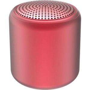 Draadloze Bluetooth Speaker - Mini Speaker - Compacte Draagbare Luidspreker - Rood