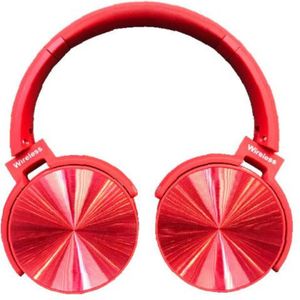 Koptelefoon Model 950BT - Hoofdtelefoon met Bluetooth - Audio Kabel 3.5mm - Headcase - Hoofdtelefoon met Micro SD Lezer - Rood