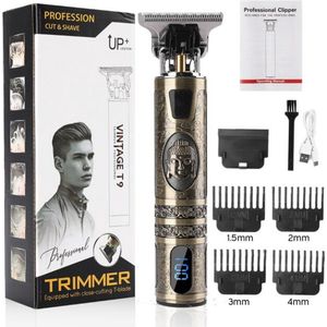 Professionele trimmer Met scheergeleiders - Haartrimmer met geleidekammen - Baardtrimmer voor heren - Handvat met figuur van Gautama Boeddh