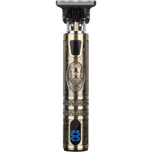 Professioneel scheerapparaat - Vintage - Oplaadbaar - Voor professionele barber - Geschikt voor Hoofdhaar/Baardhaar - Trimmer Draadloos - Kapper stijl